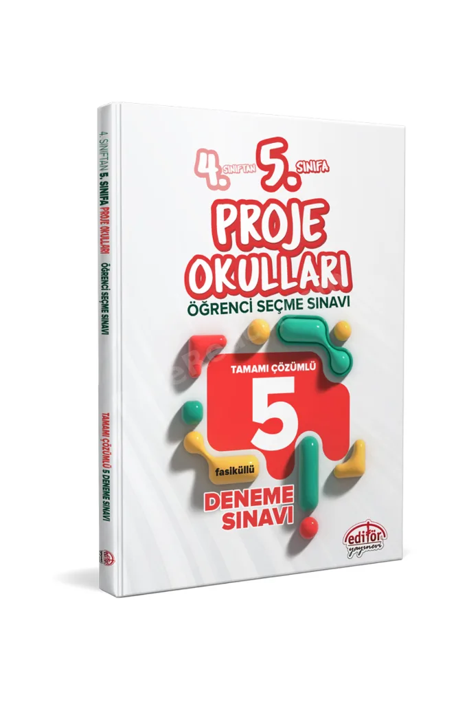 4. Sınıftan 5. Sınıfa Proje Okulları Seçme Sınavı Tamamı Çözümlü 5 Deneme