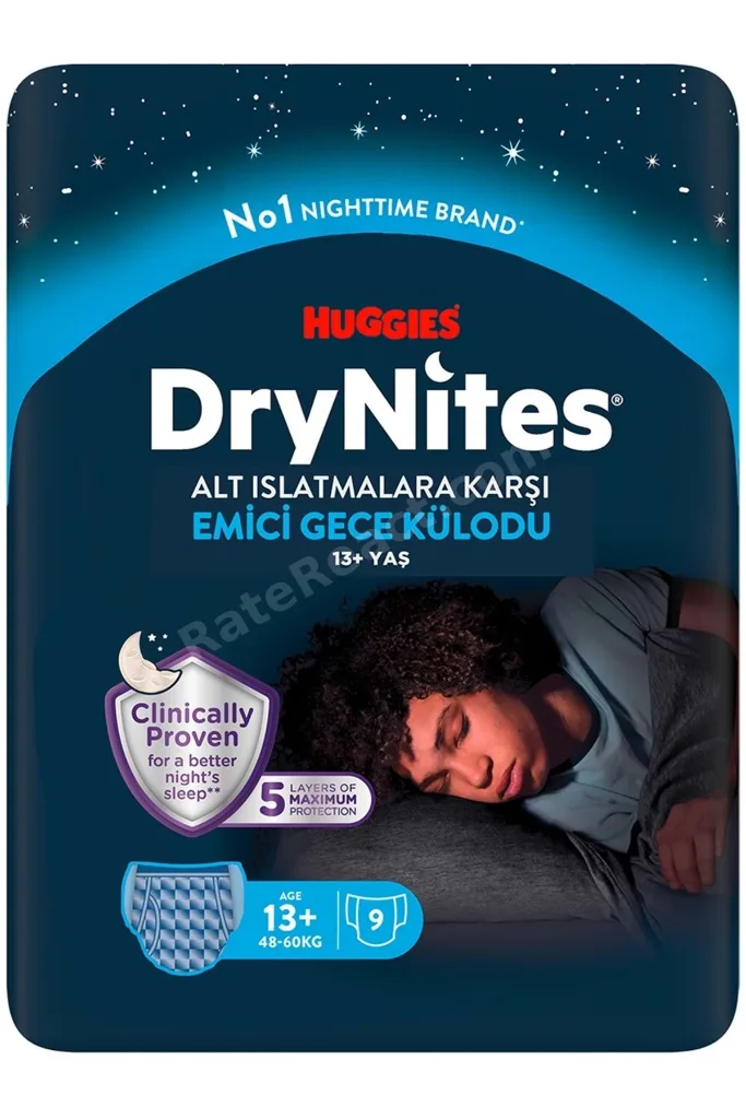 Emici Gece Külodu/Külot Bez Erkek 13+ Yaş (48-60KG) X Large 54 Adet (6PK*9)