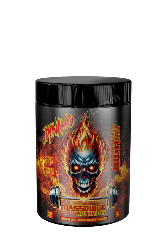PREWORKOUT DYNAMO Portakal/Nar Aromalı - 510g - 30 Servis