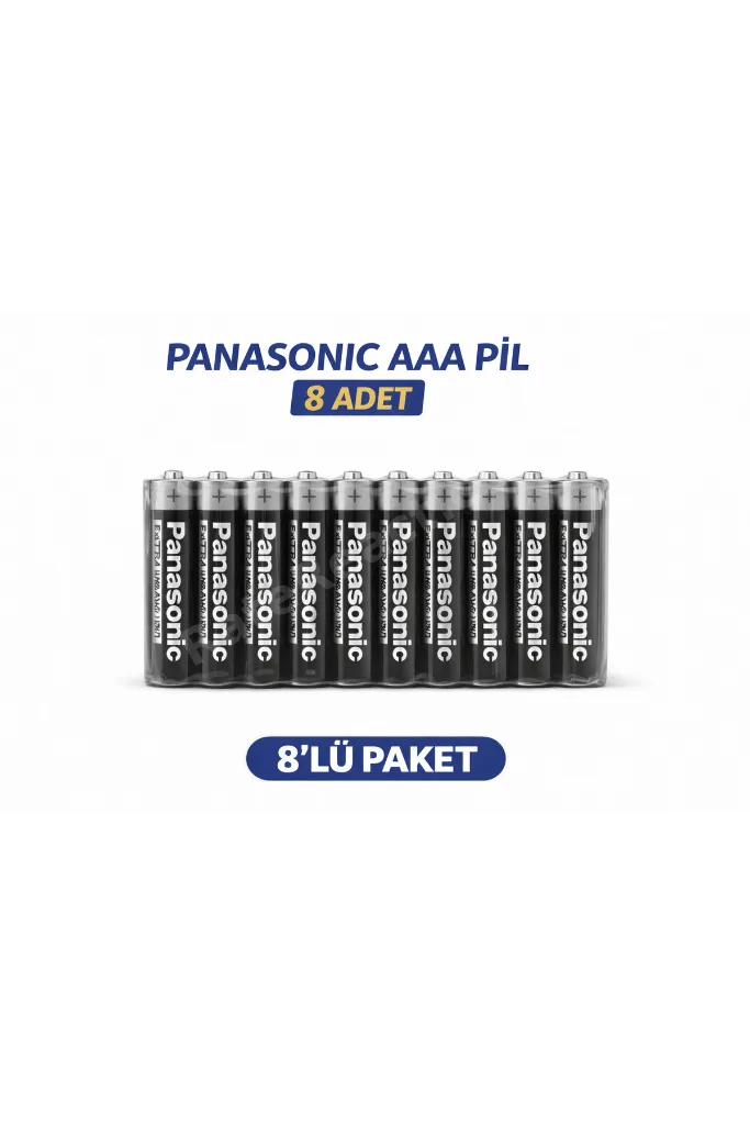 pana AAA R03 İnce Pil Zinc Carbon Extra Heavy Duty 2’li 4 Paket