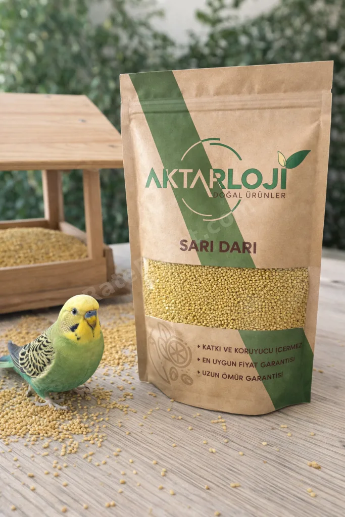 1 Kg Ak Darı Sade Muhabbet Kuşu , Papağan, Bülbül , Saka, Güvercin, Serçe Yemi Kuş Yemi