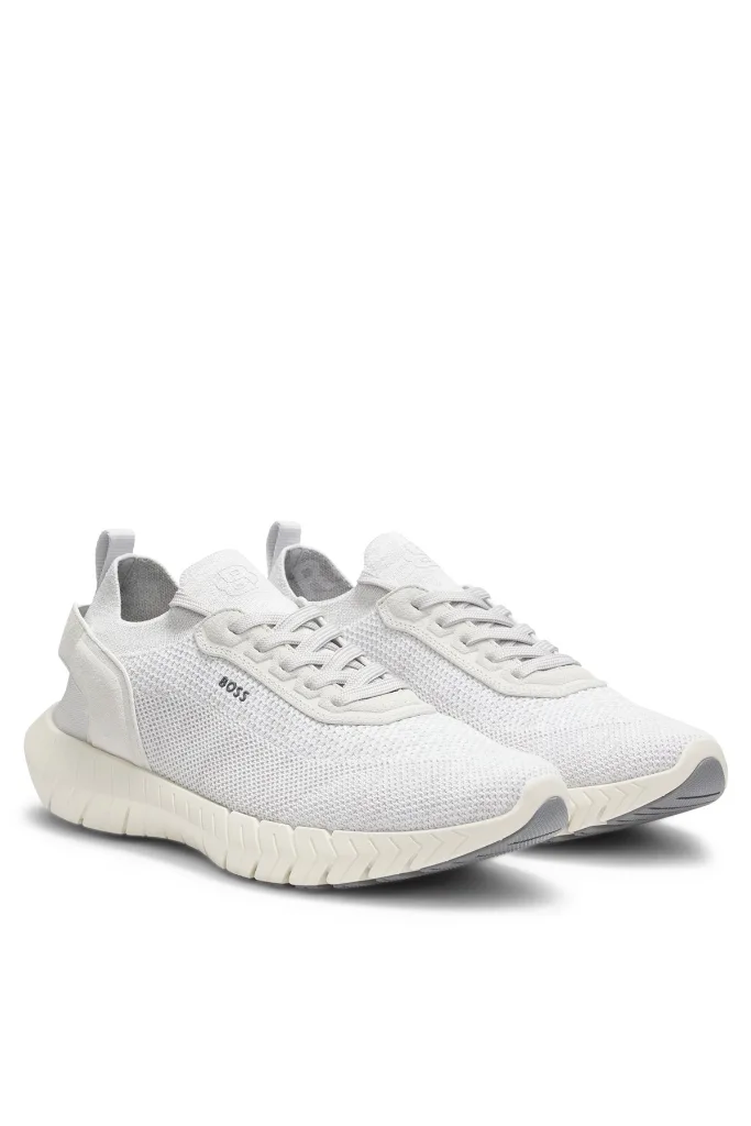 Beyaz Erkek Sneaker BOSS-MOTION_Slon_kns 10277950 01