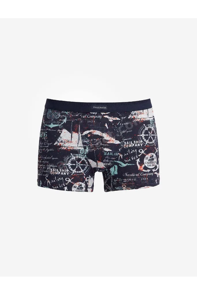 Erkek Çocuk Pamuk Karışımlı Baskılı Boxer