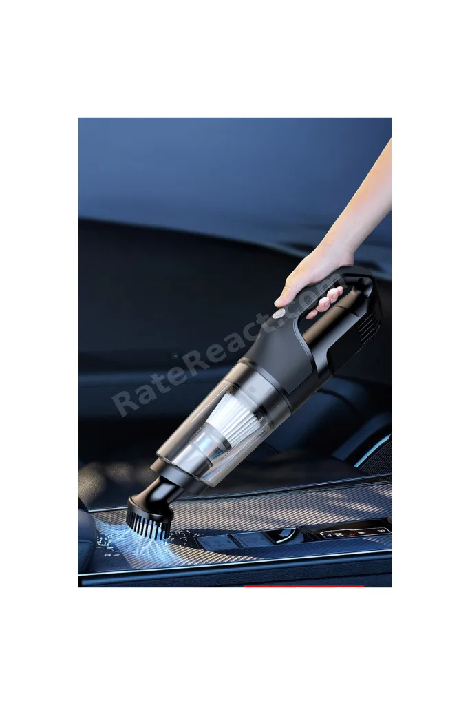 VC006 50W 4000 mAh Bataryalı Kablosuz Çok Fonksiyonlu Araç Süpürge - Siyah