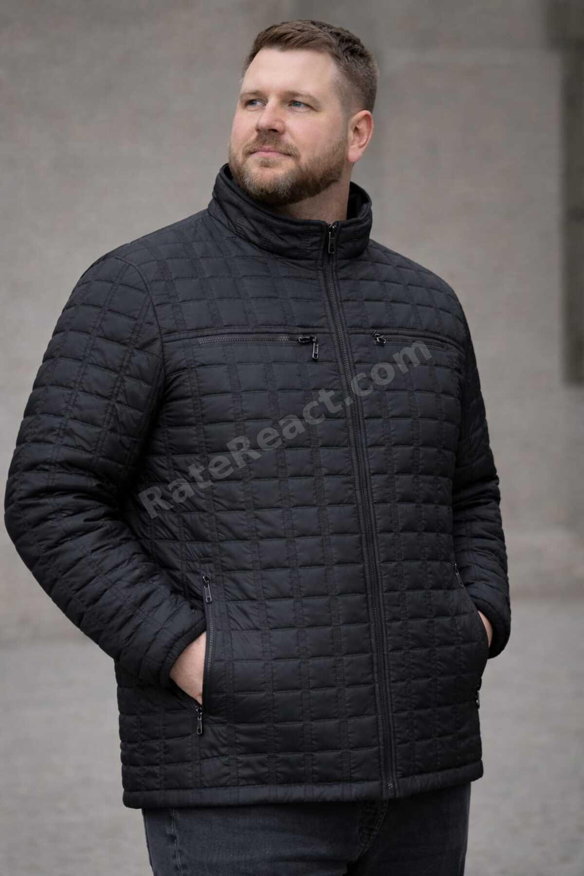 BÜYÜK BEDEN ERKEK KAPİTONE MONT,KABAN 4,5,6,7,8XL.