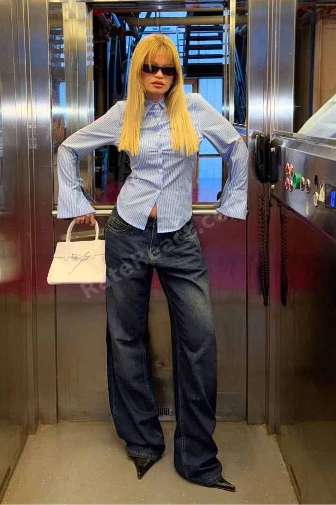 Baggy Fit Barrel Jean
