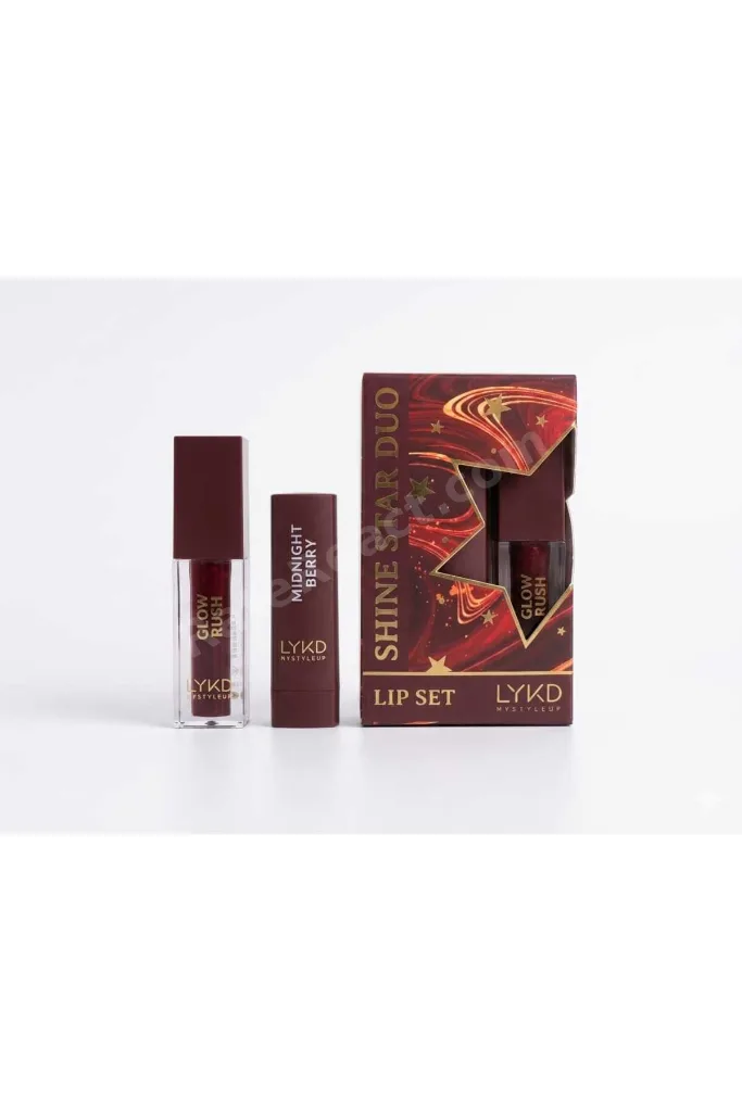 SHINE STAR DUO LIP SET - Mat Ruj 641 & Yoğun Simli Parlatıcı Lıp gloss 642