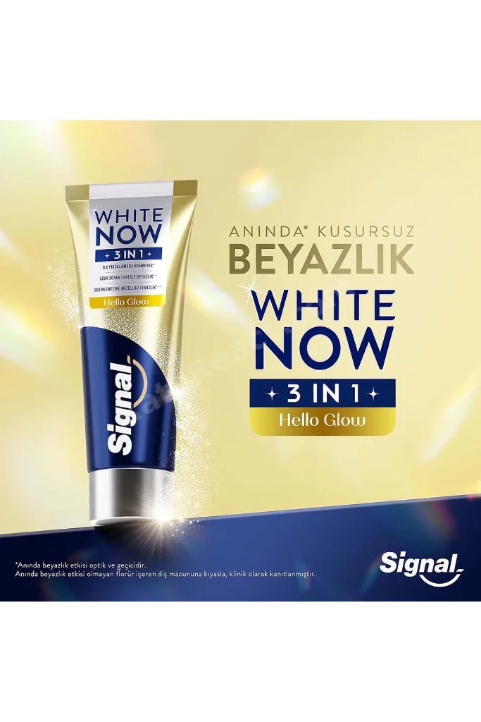 White Now Diş Macunu 3 in 1 Ekstra Işıltı 75 ml x2