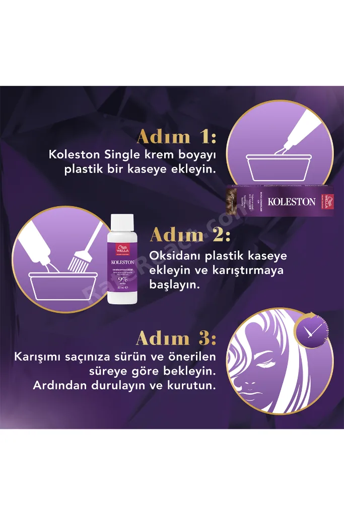 Koleston Single Tüp Saç Boyası 8/0 Açık Kumral
