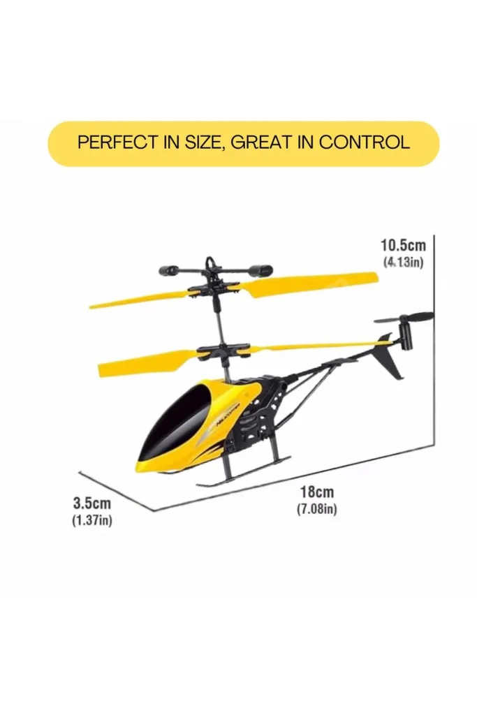 Hareket Sensörlü Kumandalı Şarjlı Mavi Helikopter - Oyuncak Helikopter