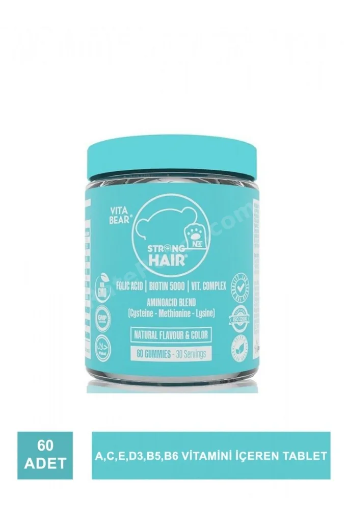 Strong Hair Gummy Saç Vitamini 60 Adet