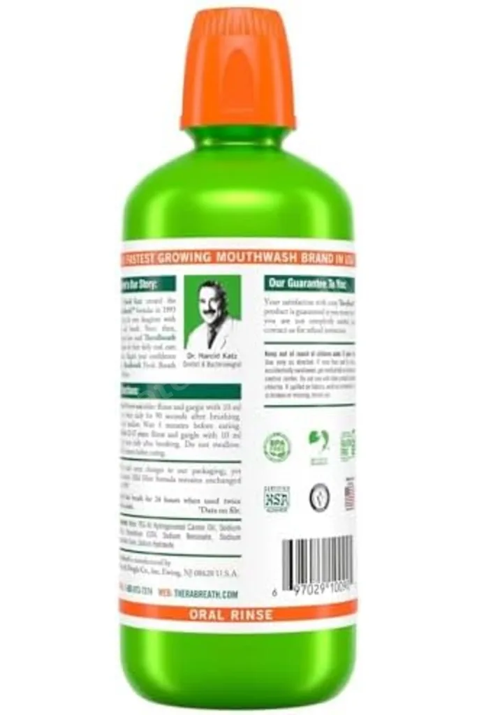TTKTEKNOLOJİ Therabreath Fresh Breath Mild Mint Ağız Çalkalama Suyu 1Lt TTKTEKNOLOJİ 2026 395519