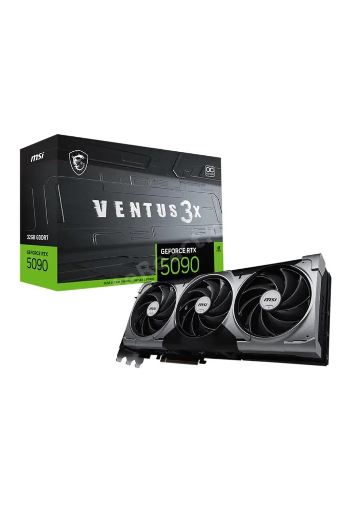 MSI GEFORCE RTX5090 32G VENTUS 3X OC 32GB GDDR7 512BIT 1XHDMI 3XDP EKRAN KARTI