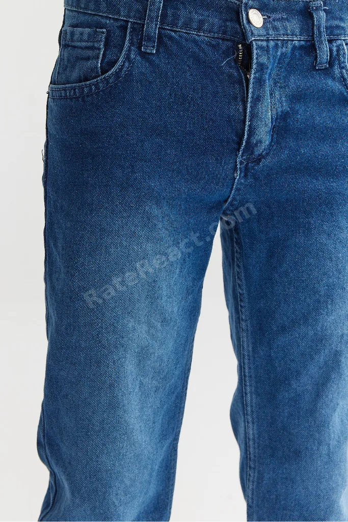 Erkek Çocuk Düz Paça Kot Pantolon