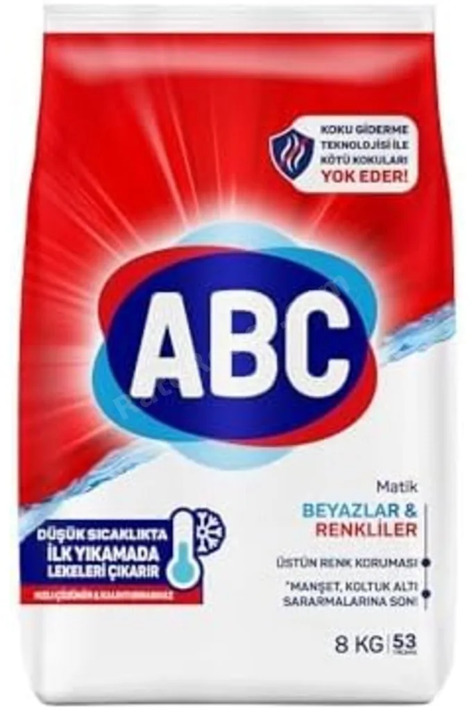 TTKTEKNOLOJİ ABC DETERJAN Matik Beyazlar & Renkliler 8 Kg TTKTEKNOLOJİ 2026 395519