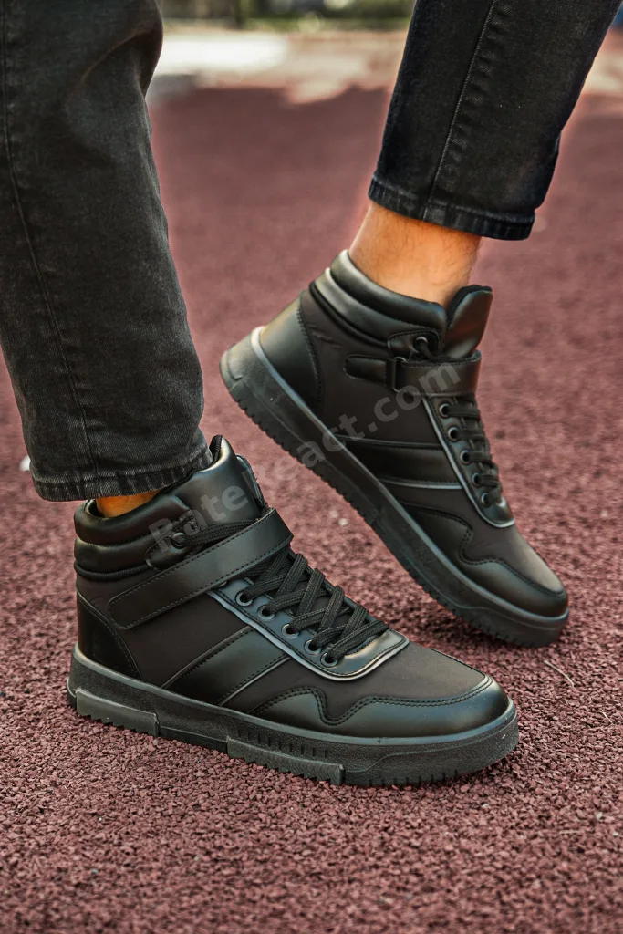 Siyah Siyah Erkek Sneaker Bot 00122935