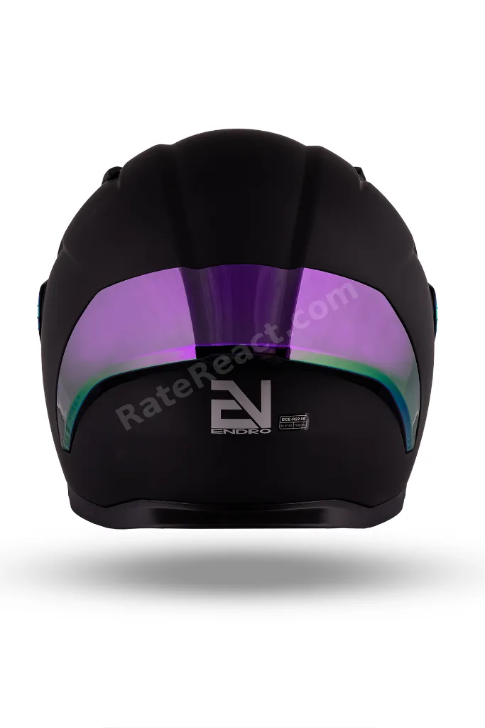 Noctrum Mat siyah Kask ( Revo Mor Spoiler )