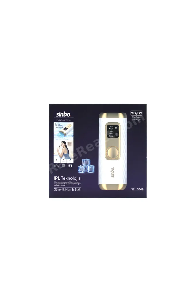 SİNBO SEL-6049 ( IPL ) BUZ LAZER EPİLATÖR & EPİLASYON CİHAZI ( 5 FARKLI MOD & LCD EKRAN ) (TÜM VÜCUT UYGUN)