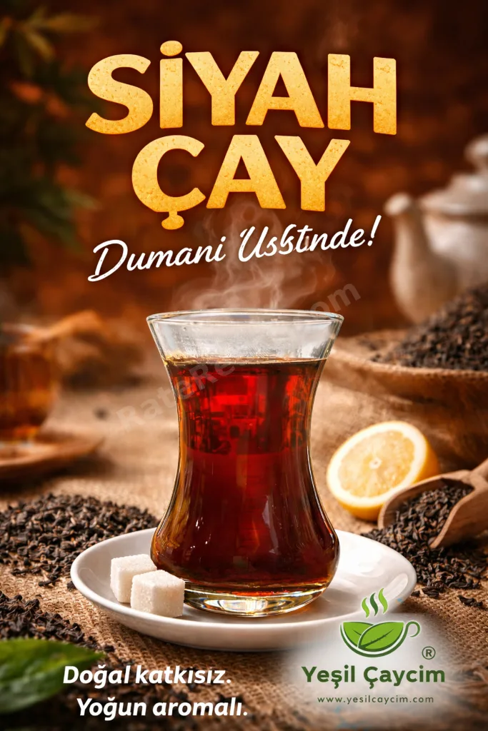 %100 Doğal Rize Siyah Çayı 5000gr – 1. Hasat Katkısız – Yoğun Aromalı Karadeniz Çayı