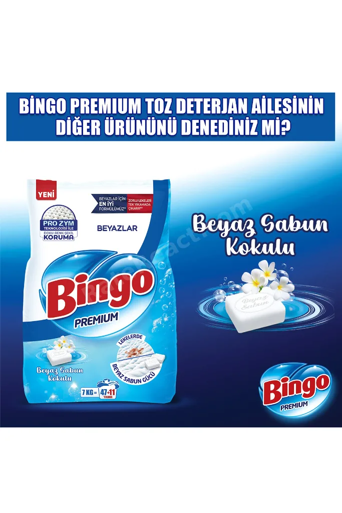 Premium Toz Çamaşır Deterjanı 7 Kg Renkli 2'li