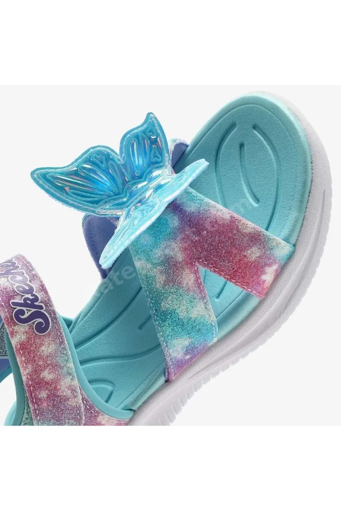 Jumpsters Sandal-Butterfly Brites 303109L Işıklı Ortopedik Çocuk Sandalet MAVİ