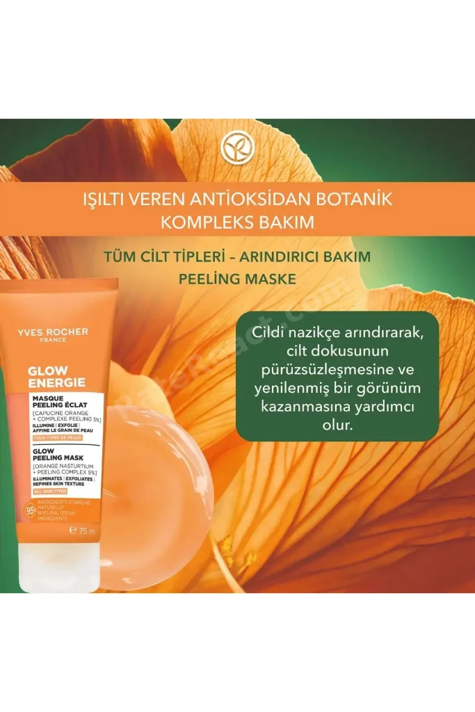 Peeling Maske - %5 AHA - Işıltı Veren Antioksidan Botanik Kompleks Bakım Glow Energie