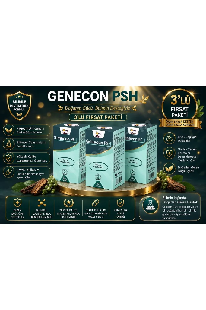 Genecon PSH 60 Kapsül Üçlü Fırsat Paekti