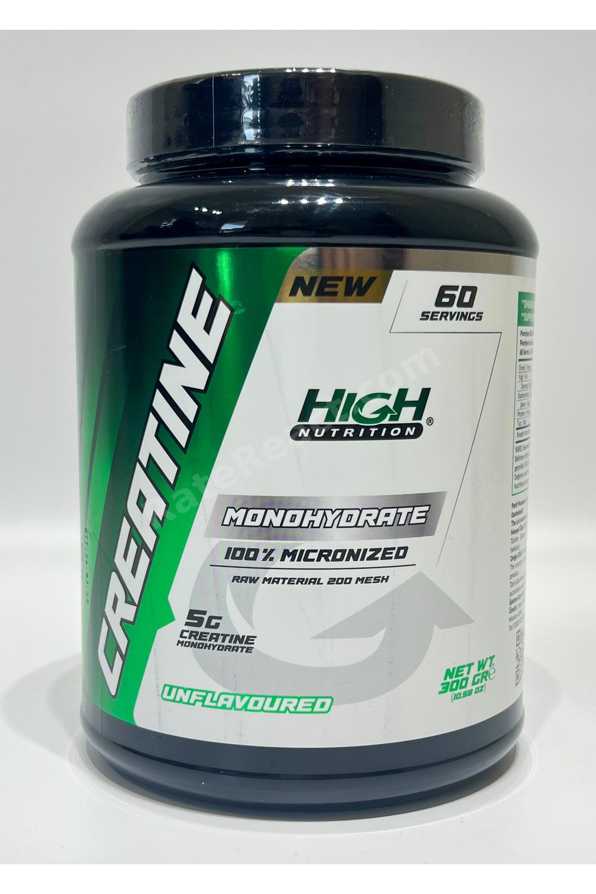 %100 Micronized Creatine Monohydrate 300 Gr 60 Servis 1 Serviste 5 Gr Kreatine