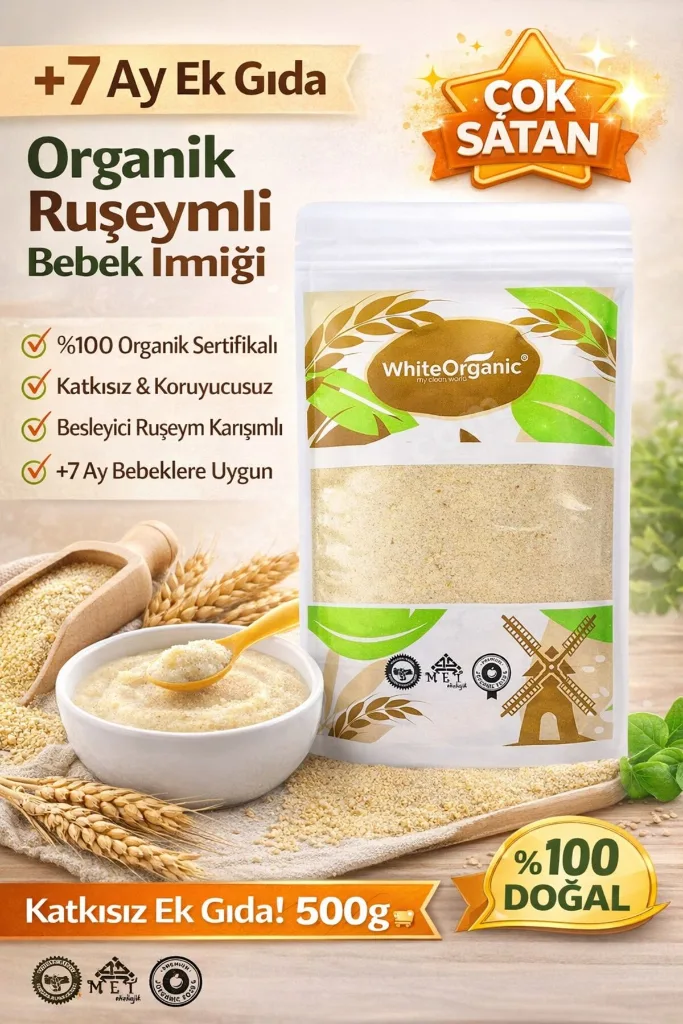 Organik Ruşeymli İrmik 500 Gr Ekonomik Paket