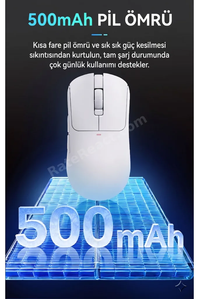 Aj200 NL AI Yapay Zeka Sesli Komut Destekli Near-Link 3 Modlu Kablosuz Oyuncu Mouse