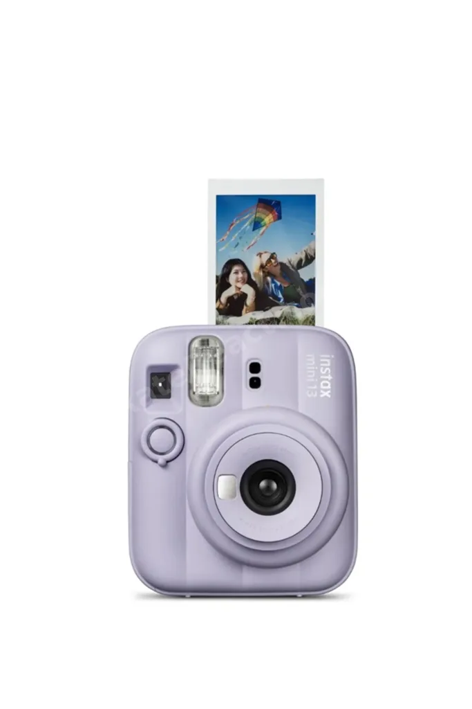Instax Mini 13 Fotoğraf Makinesi-Büzgülü Kılıf-10'lu Film-64lü PVC Albüm ve Mıknatıslı Çerçeve Seti