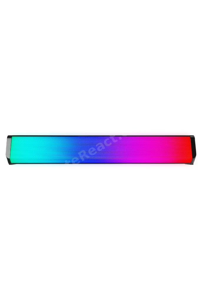 MD-S605 2x2 5Wx2CH RGB Ledli Oyuncu Siyah USB Sound Bar Speaker Hoparlör