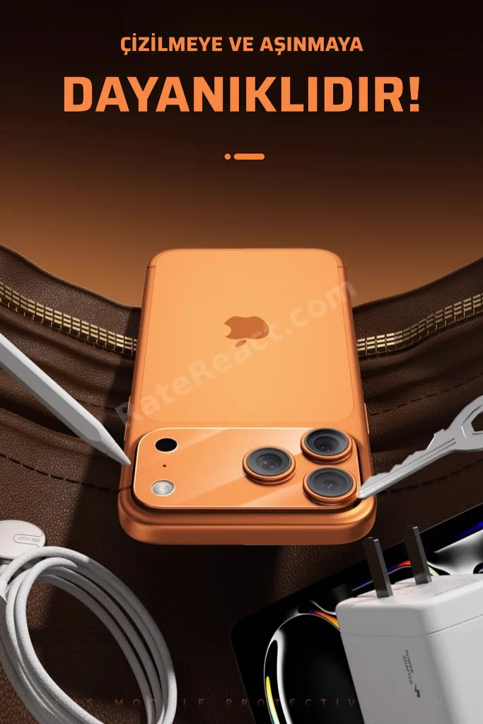 iPhone 17 Pro Max Uyumlu Nano Kamera Lens Koruyucu Esnek Şeffaf Kaplama Çizilme Karşıtı HD Koruma