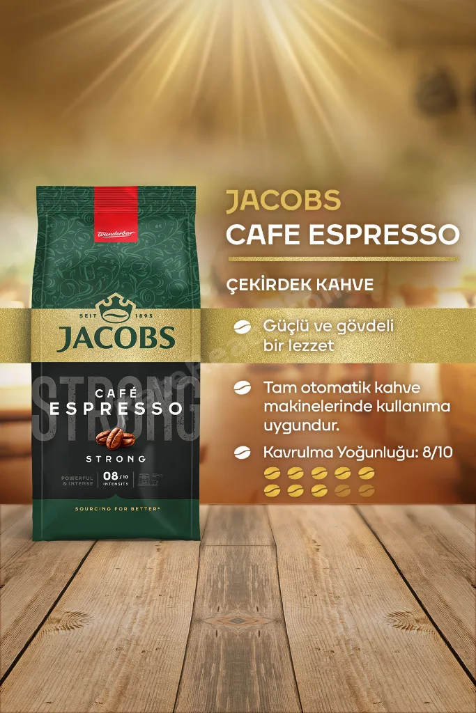 Cafe Espresso Çekirdek Kahve 500gr X 2 Adet