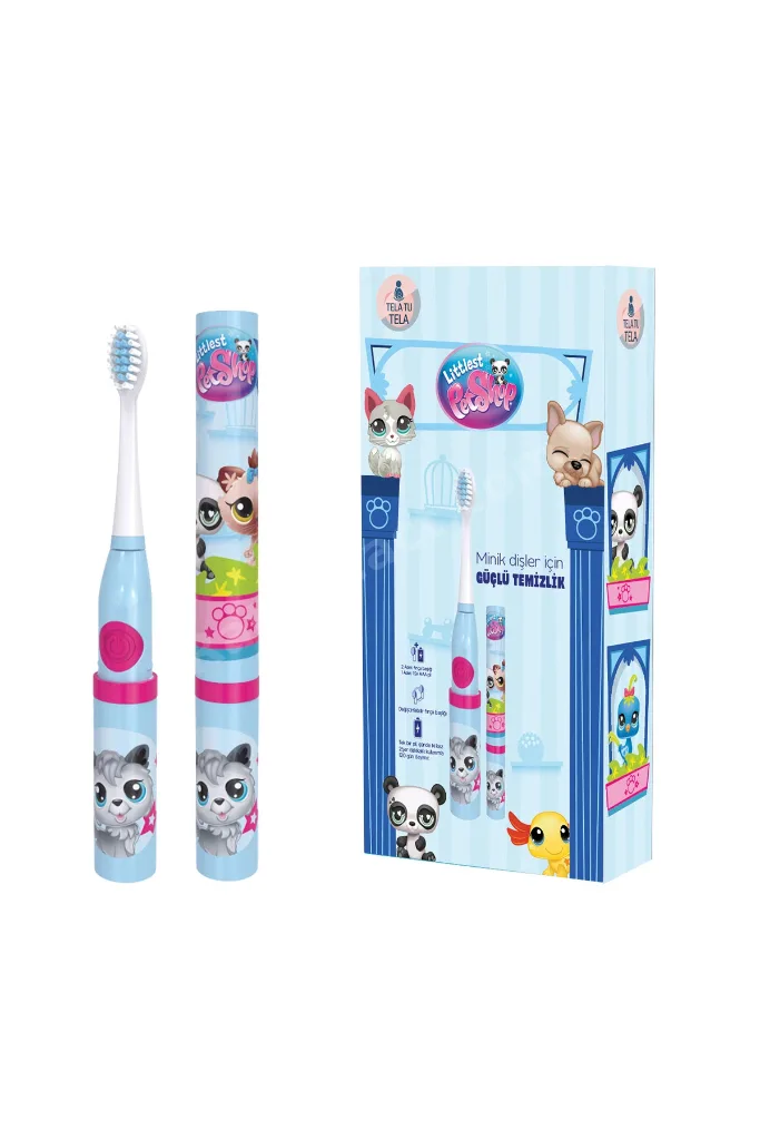Çocuk Diş Fırçası - Littlest Pet Shop (LPS) Lisanslı Pilli Kız Çocuk 3+