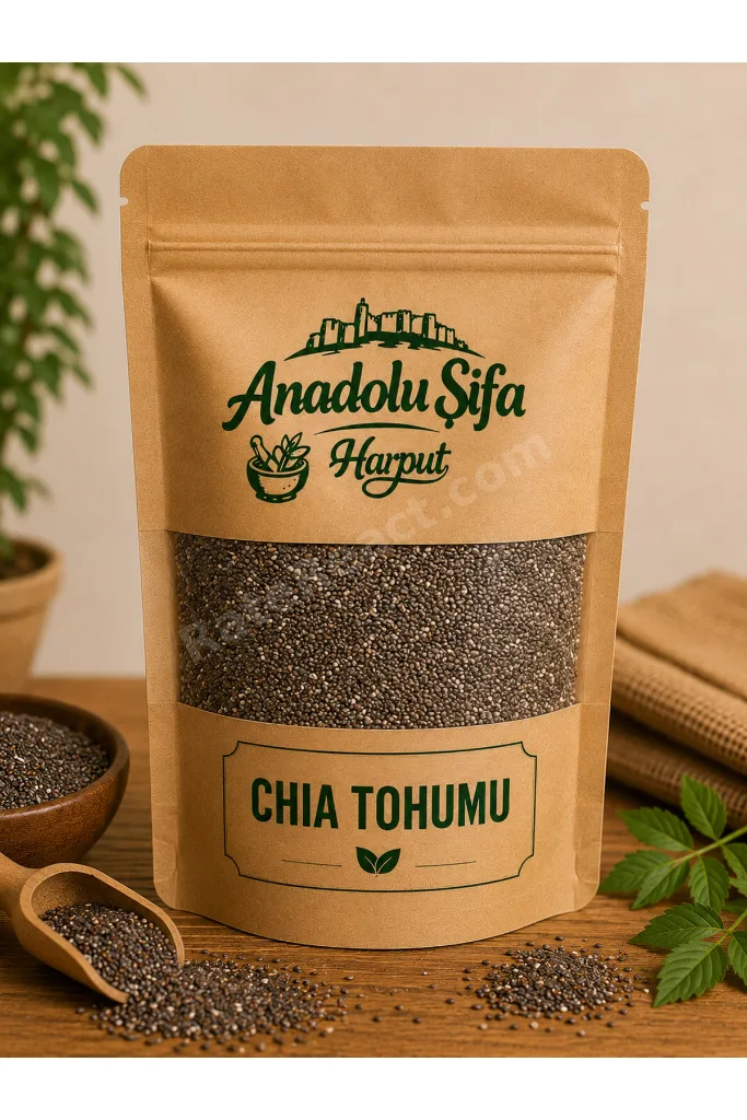 Chia Tohumu & Karnıyarık Otu Tohumu 100 Gr x2 Doğal Set