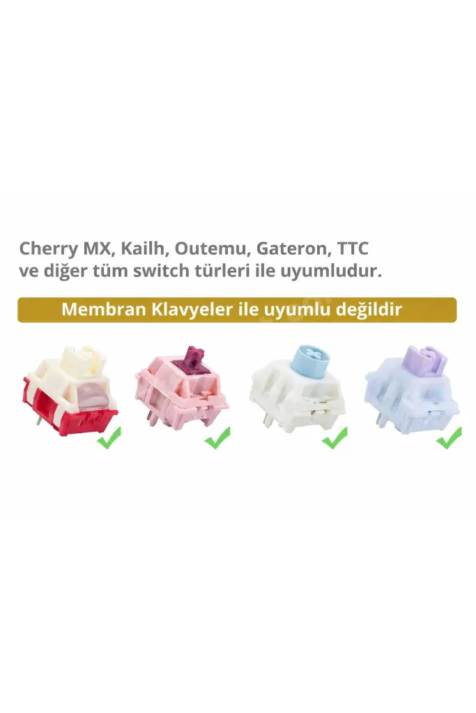 Nebula bulutu Keycaps Renkli Sisli Mekanik RGB Klavye Tuş Takımı