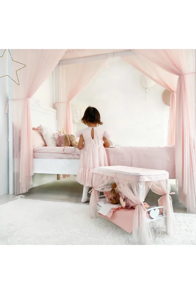 Cibinlikli Oyuncak Bebek Yatağı - Doll Bed Canopy