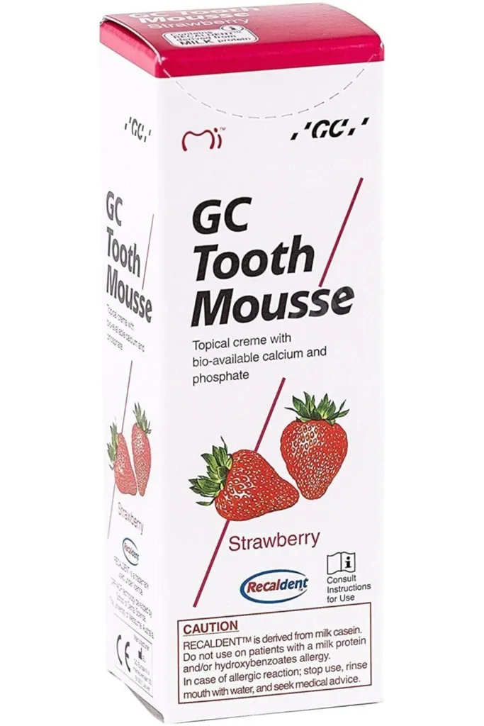 Gc Tooth Mousse Diş Mine Koruyucu Bakım Kremi Macunu Çilek 40 Gr