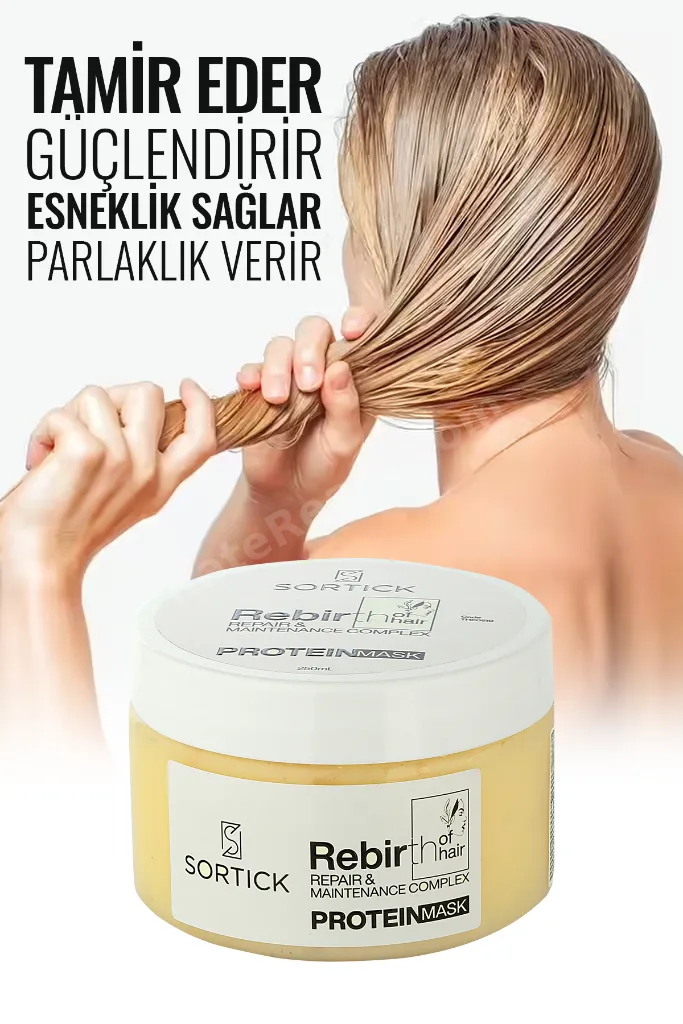 Protein Saç Bakım Maskesi Onarıcı Güçlendirici 250ml