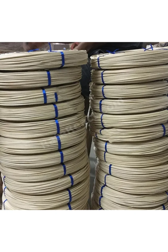 Rattan Core Doğal Yuvarlak Bambu Çubuk 2.5 mm 100 gr Dekoratif Örgü Rattan İp