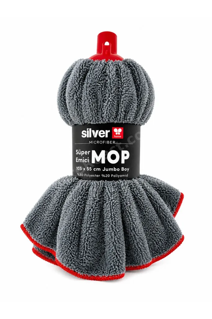 Ekstra Kalın ve Büyük Kıl Tüy Toplayan Süper Emici Mikrofiber Yedek Mop Ucu