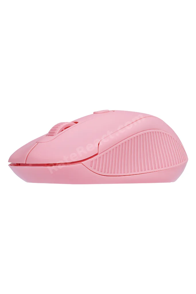 Rose Gold 4d Optik Süper Sessiz Aalkalin Pil Kablosuz Usb Alıcılı Mouse