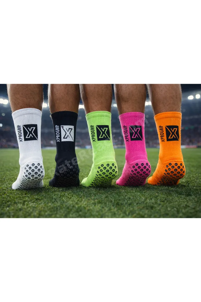5'li Kaydırmaz Tabanlı Premium Nefes Alan Futbol Fitness Koşu Sporcu Çorap