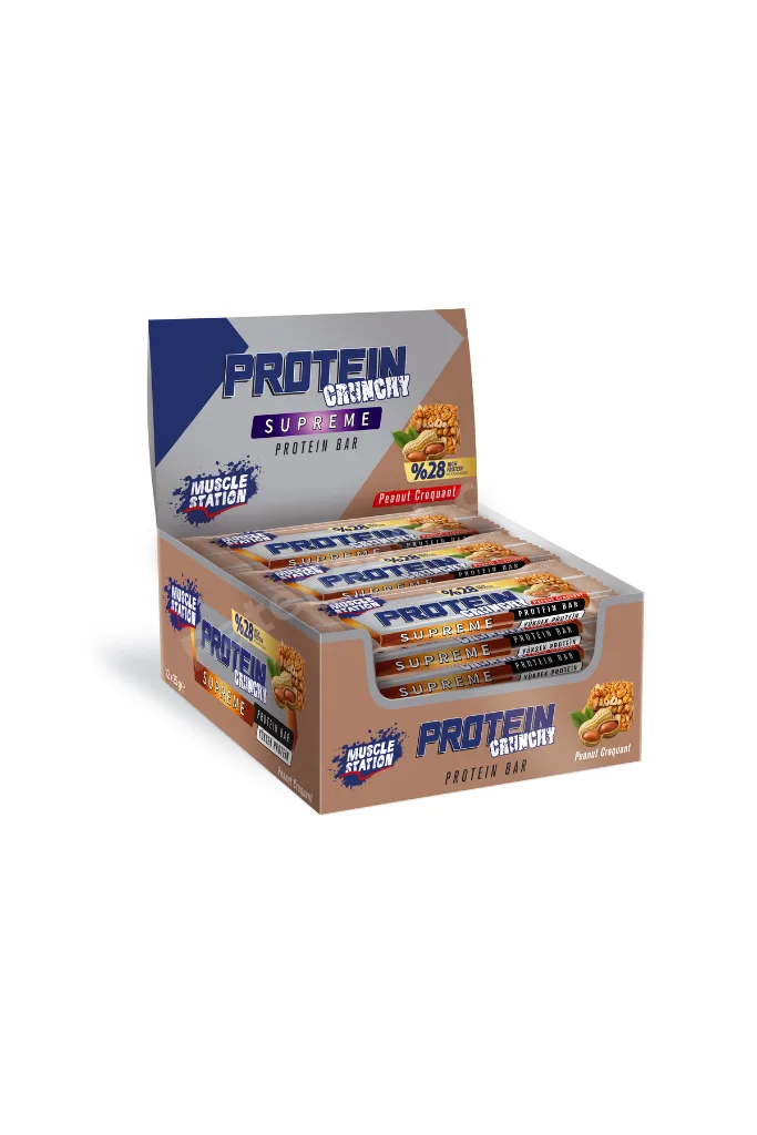 Musclestation Supreme Crunch Yerfıstık 12li kutu