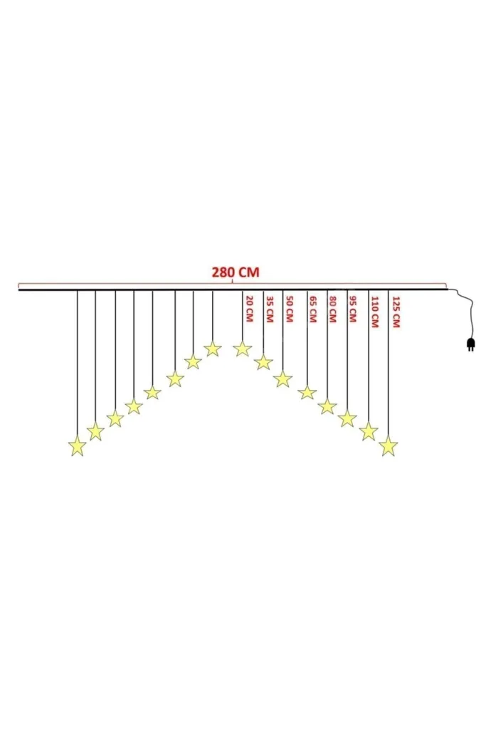 Sl-1060 Yıldız Perde Led Çarpraz - Pl-v-g