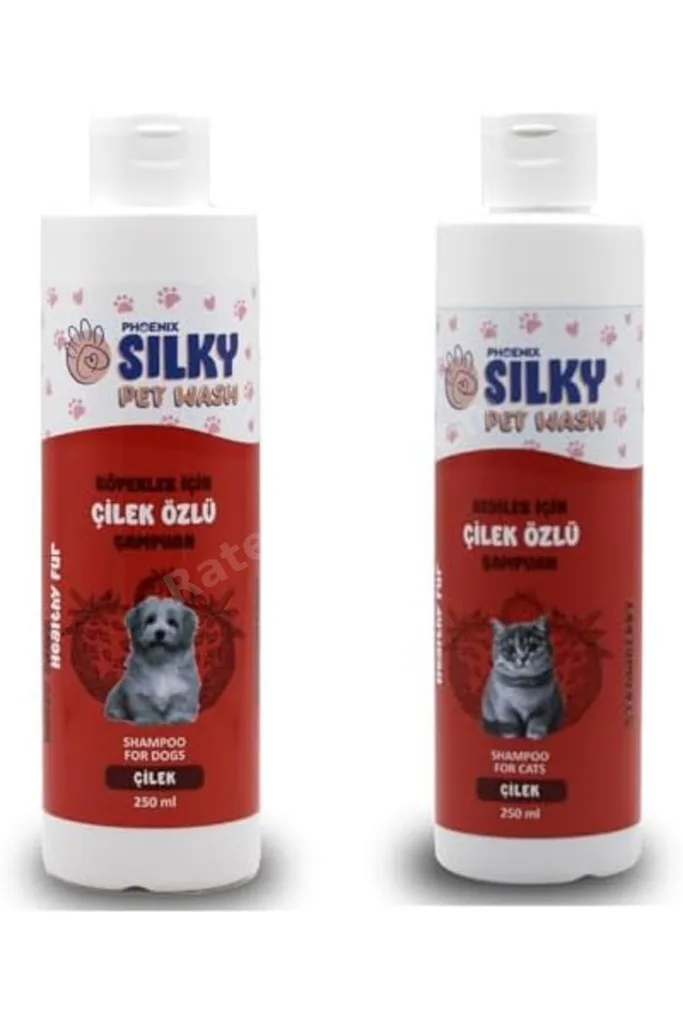TTKTEKNOLOJİ SilkyPetWash - Köpek ve Kedilere özel Doğal Çilek Özlü Şampuan - 250ml TTKTEKNOLOJİ 202
