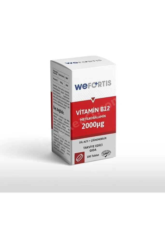 B12 (Methylcobalamin) 100 Çiğneme Tablet
