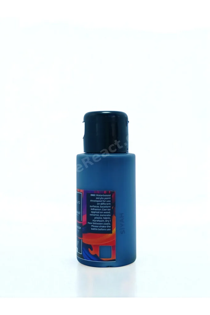 Akrilik Multisurface Boya 50ml Siyah