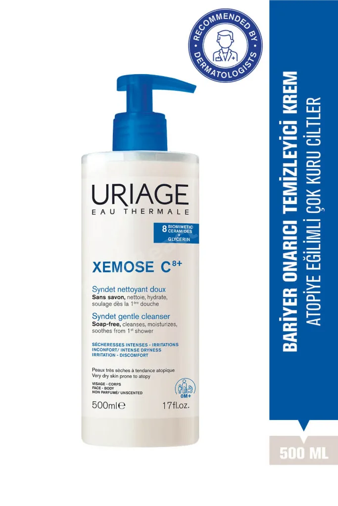 XEMOSE Syndet Atopiye Eğilimli ve Çok Kuru Ciltler İçin Bariyer Onarıcı Temizleyici 500 ml